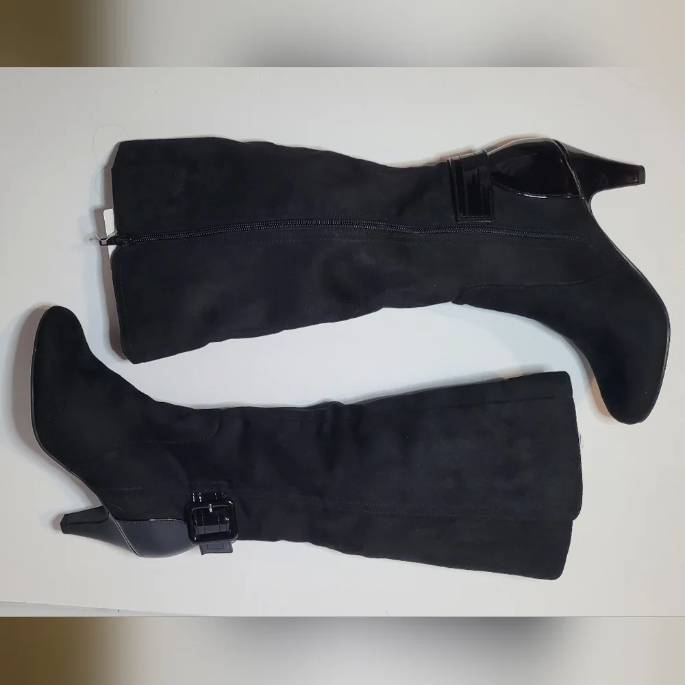 east 5th Savio Black Dress Tall Boots Womens Size 6